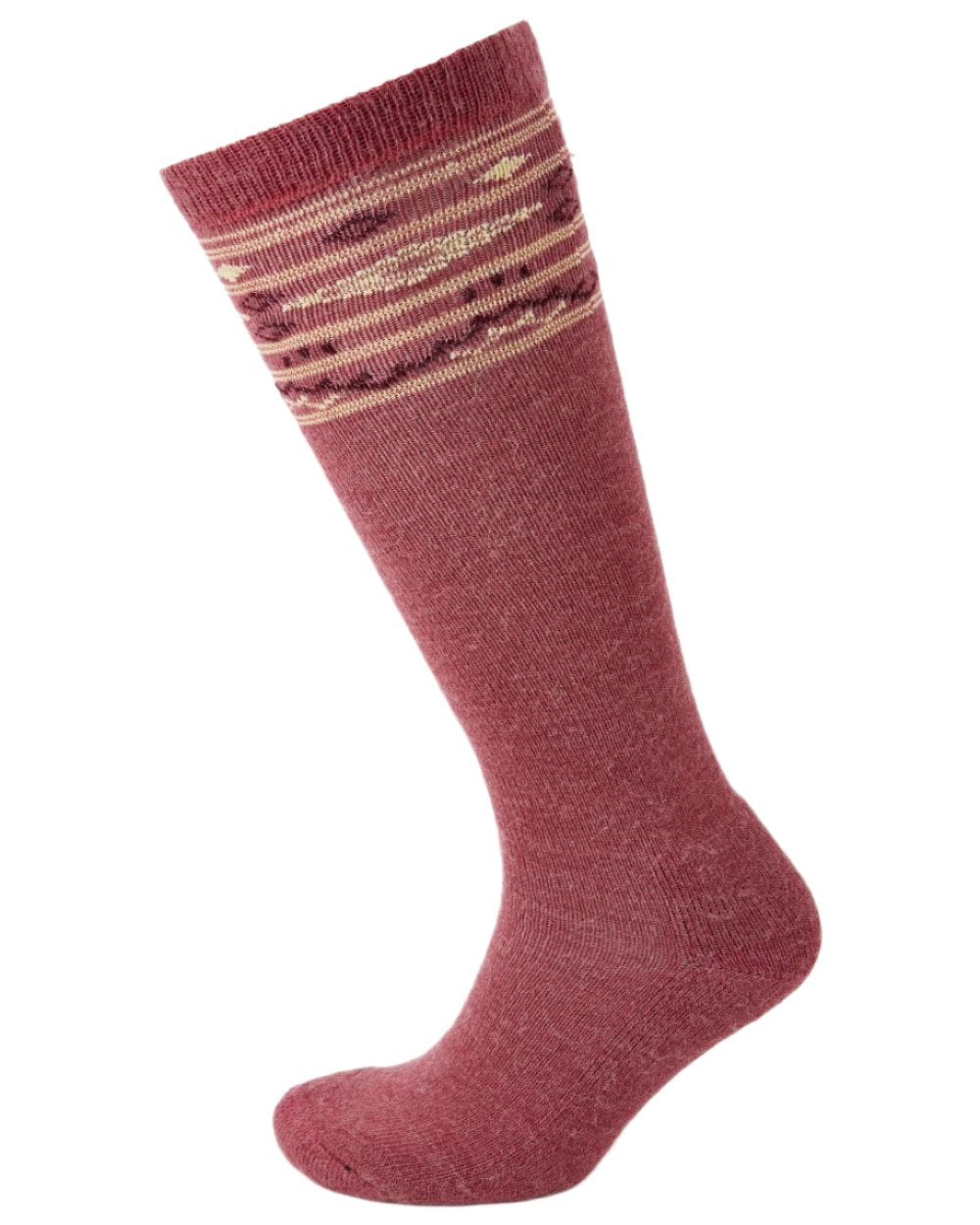 Dubarry Rolestown Fair Isle Alpaca Socks - Warm Wool Blend Winter Socks for Men & Women - Perfect for Hiking, Skiing & Cold Weather Activities