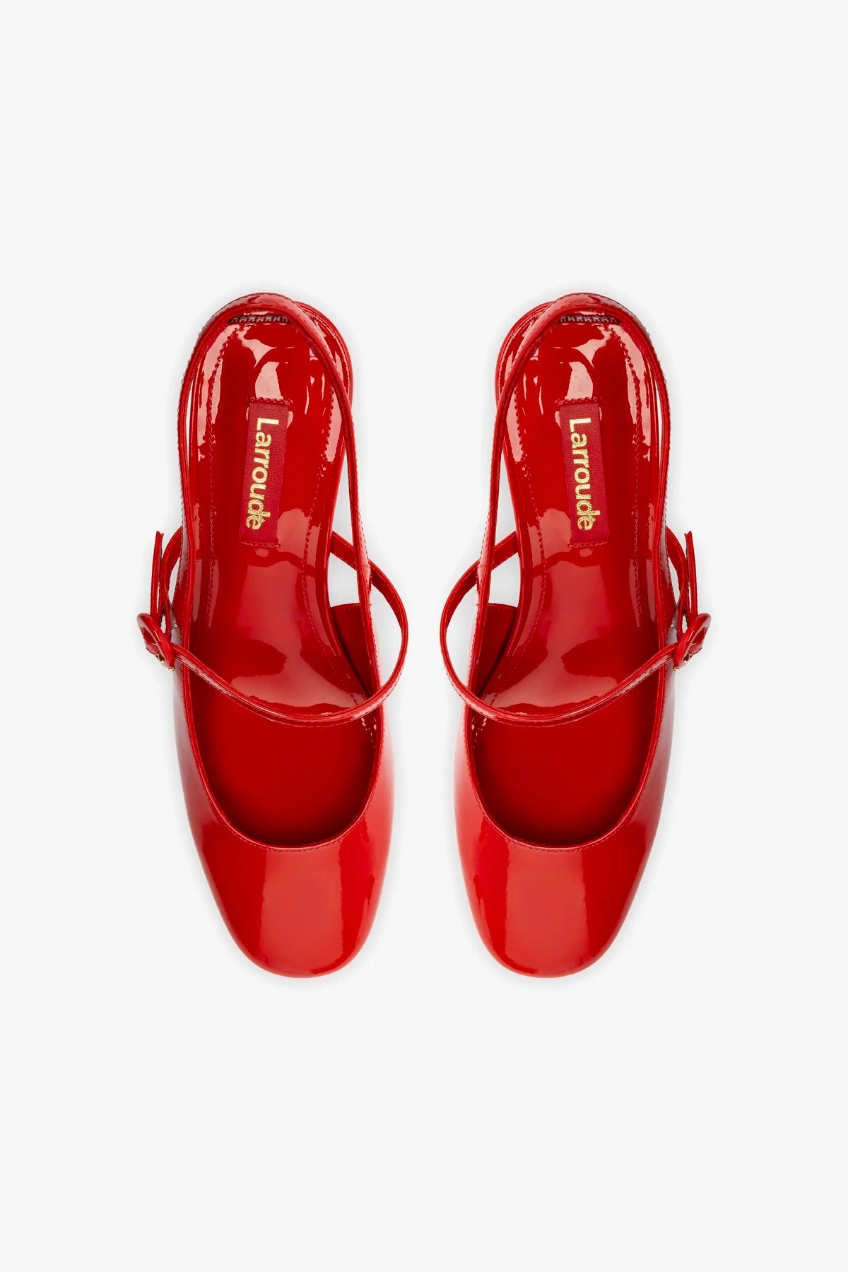 Georgina Women's High Heel Pumps - Scarlet Red Patent Leather Dress Shoes for Women - Perfect for Parties, Weddings & Formal Events