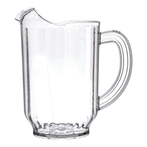 Carlisle 554007 VersaPour Clear 60 oz Pitcher - Durable BPA-Free Plastic Pitcher for Iced Tea, Lemonade, Juice & Water - Perfect for Restaurants, Cafes & Home Use