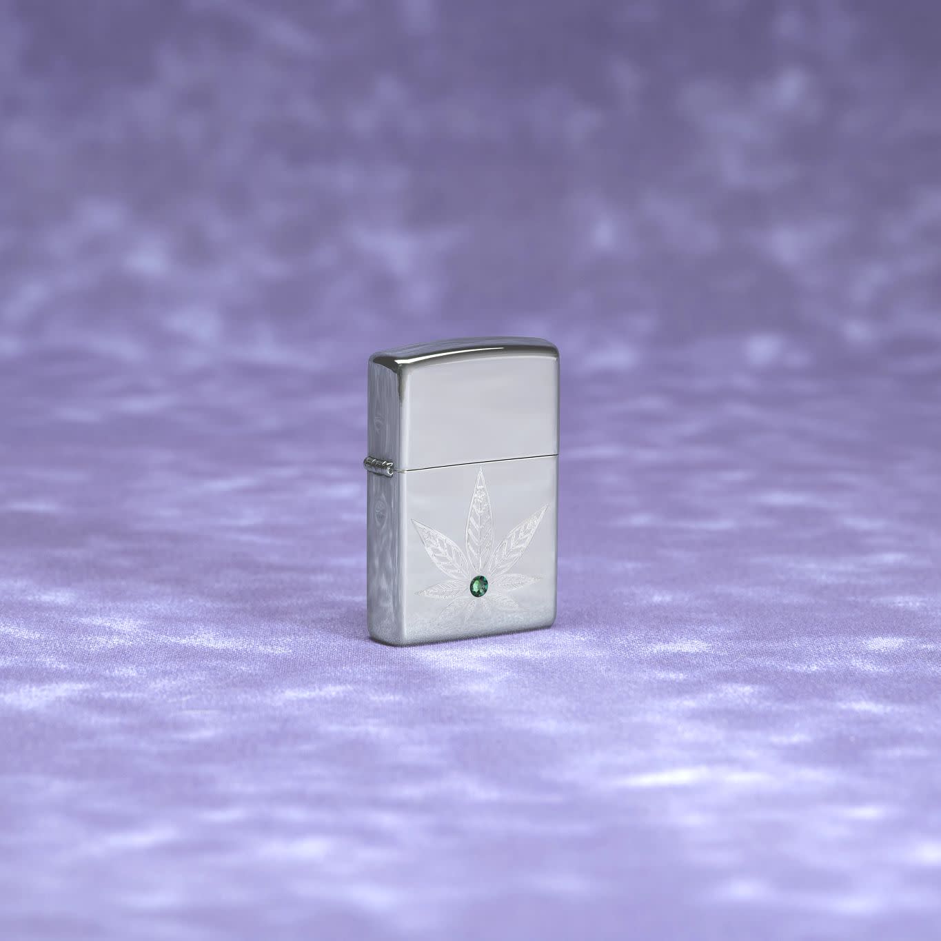 Premium Cannabis Crystal Design - Elegant & Unique Home Decor for Meditation, Yoga & Relaxation Spaces