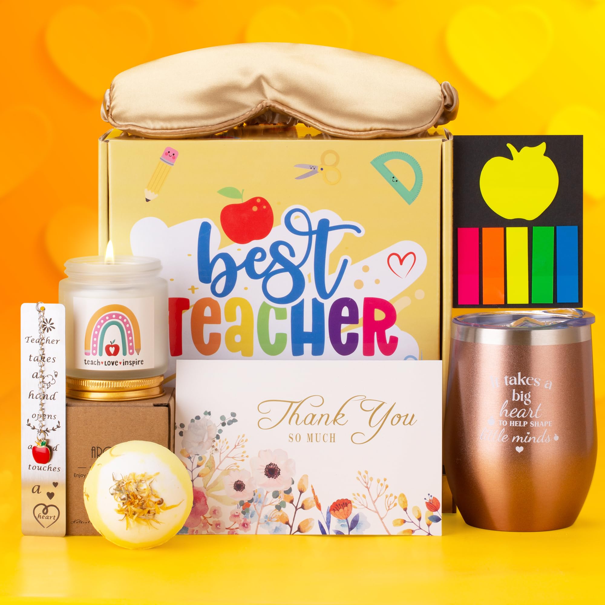 Unique Teacher Appreciation Gifts for Women - Thoughtful Birthday, Christmas & Valentine's Day Presents - Back to School Thank You Gift Basket for Educators | Perfect for Classroom Celebrations & End of Year Recognition
