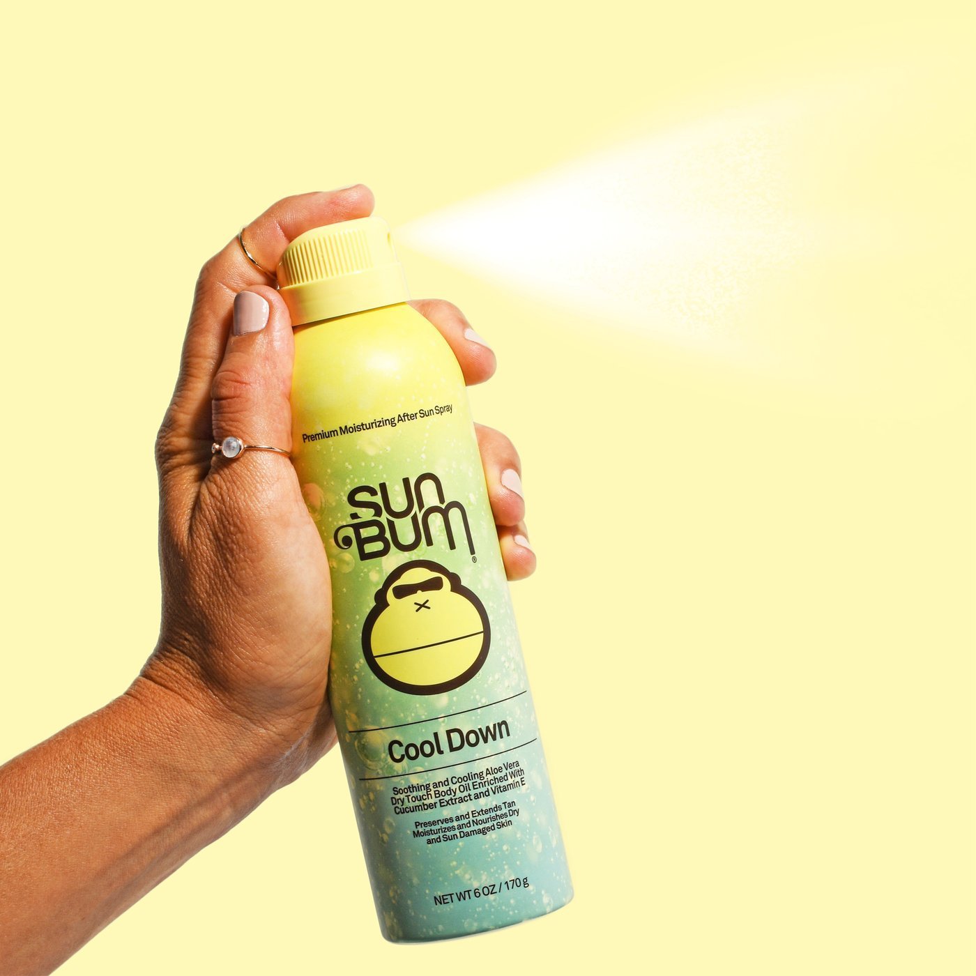 Soothing After Sun Cool Down Spray with Aloe Vera & Menthol - Hydrating Sunburn Relief for Face & Body - Perfect for Beach, Pool & Outdoor Activities