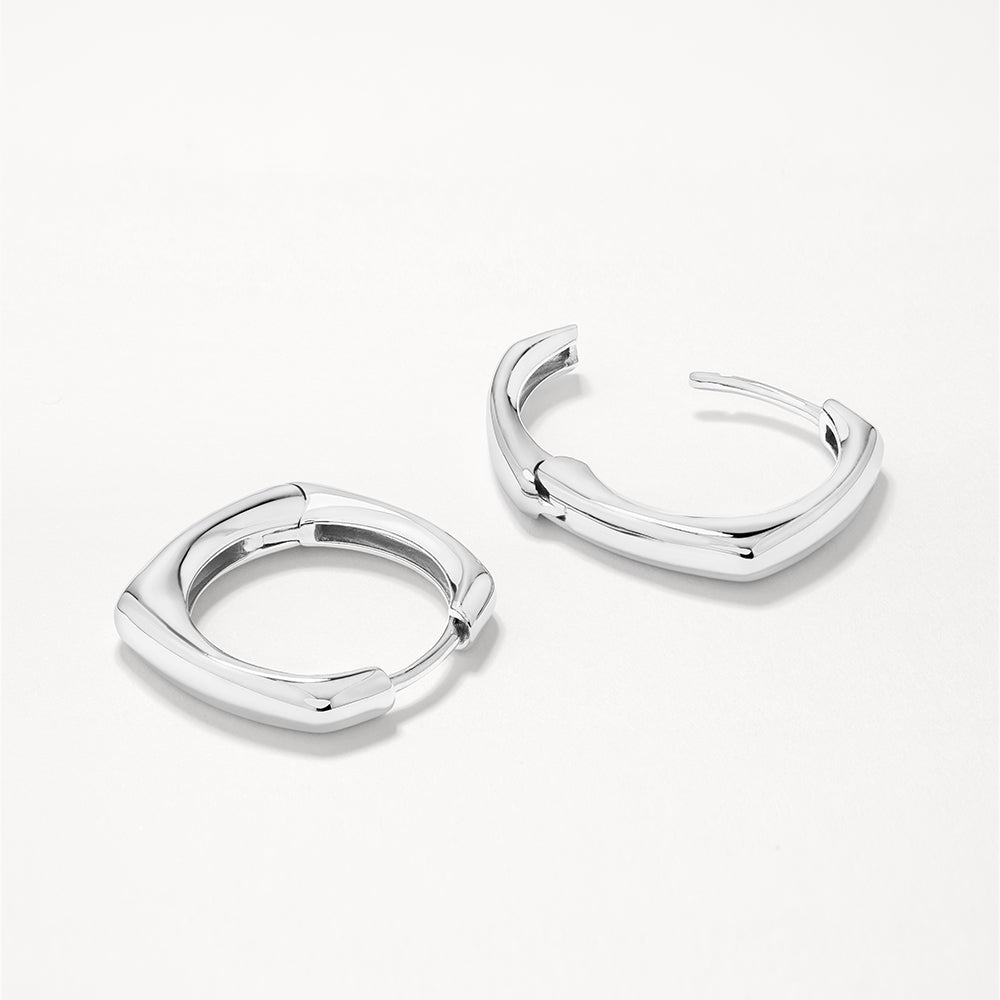 Silver Midi Square Edge Embroidery Hoops - Perfect for Cross Stitch, Needlework & DIY Craft Projects