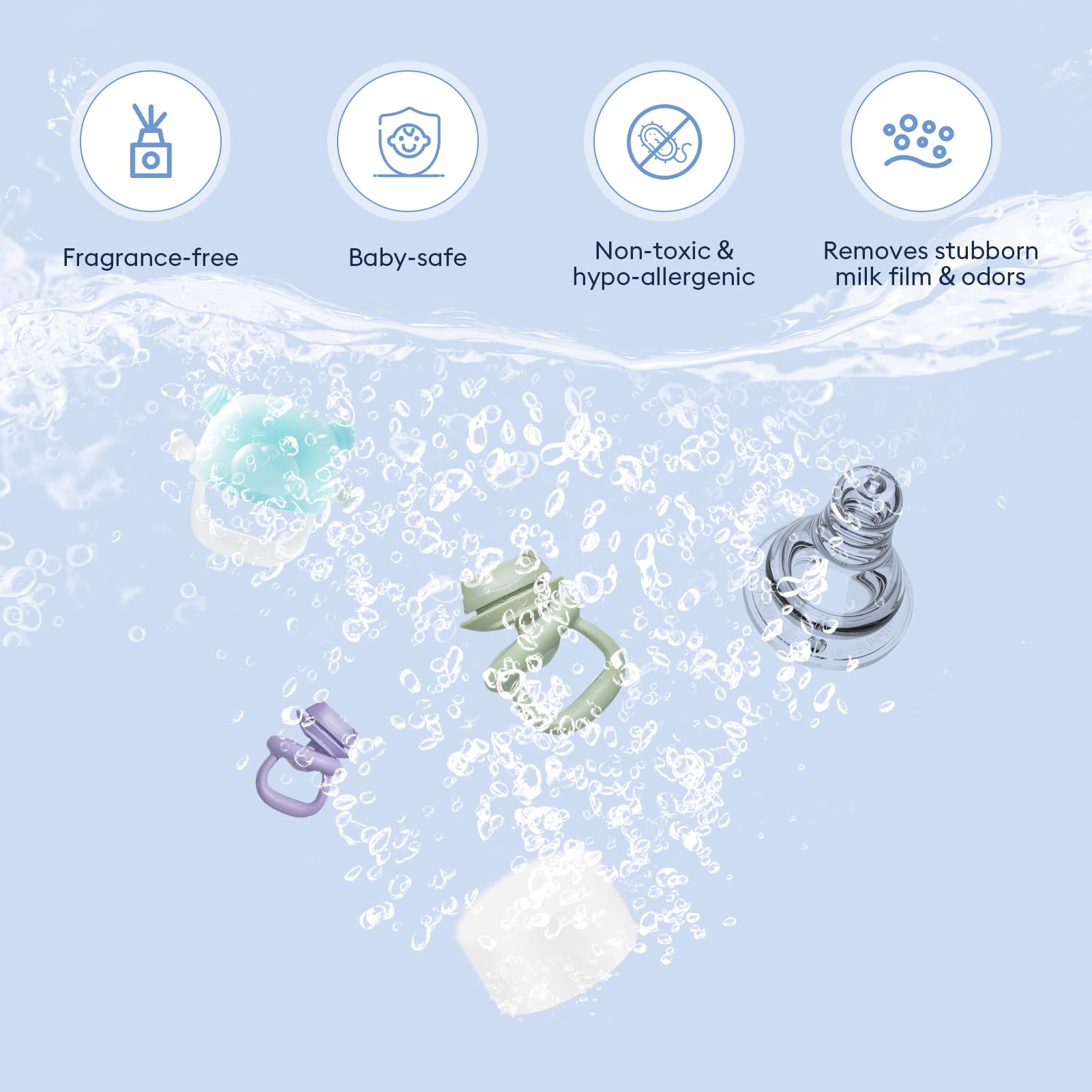150 Professional Deep Cleaning Detergent Tablets for Baby Bottles - Safe for Bottle Washers, Sterilizers & Dryers | Easy to Use | Perfect for Daycare, Travel & Home Use