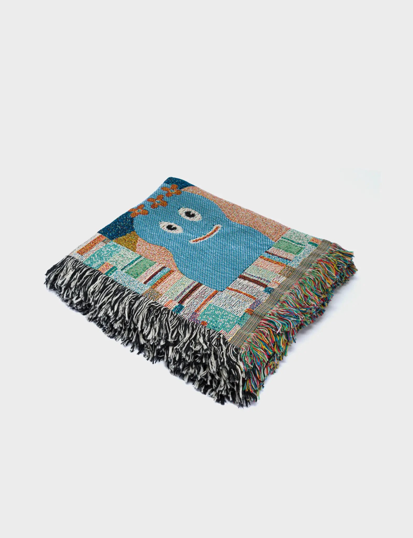 Soft Cotton Blanket - Ultimate Cuddle Companion for Cozy Nights | Happy Mountains Design | Perfect for Bed, Sofa & Travel