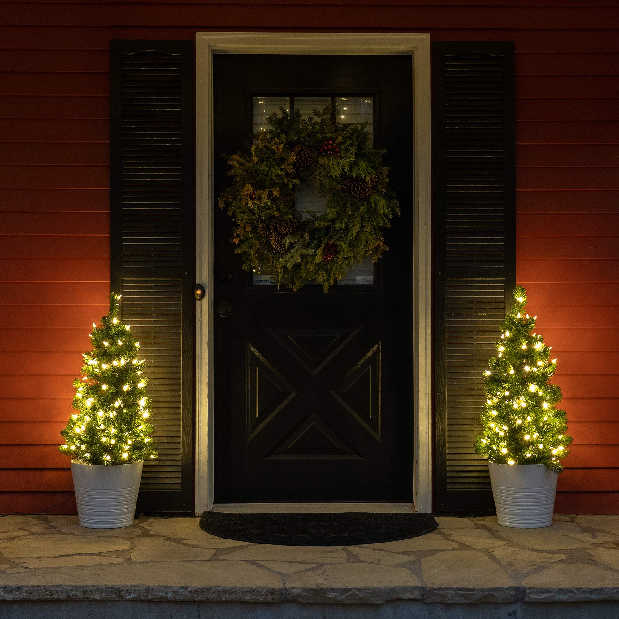 2ft LED Tabletop Christmas Tree - 50 Warm White Lights for Home Decor
