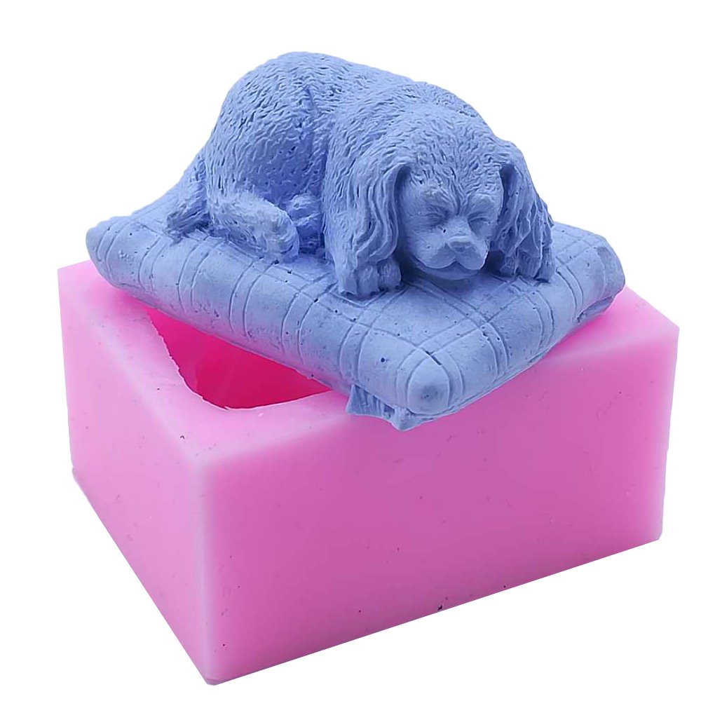 Premium Silicone Dog Puppy Soap & Candle Molds - DIY Craft Molds for Resin, Wax, Bath Bombs - Perfect for Homemade Gifts, Party Favors & Craft Projects