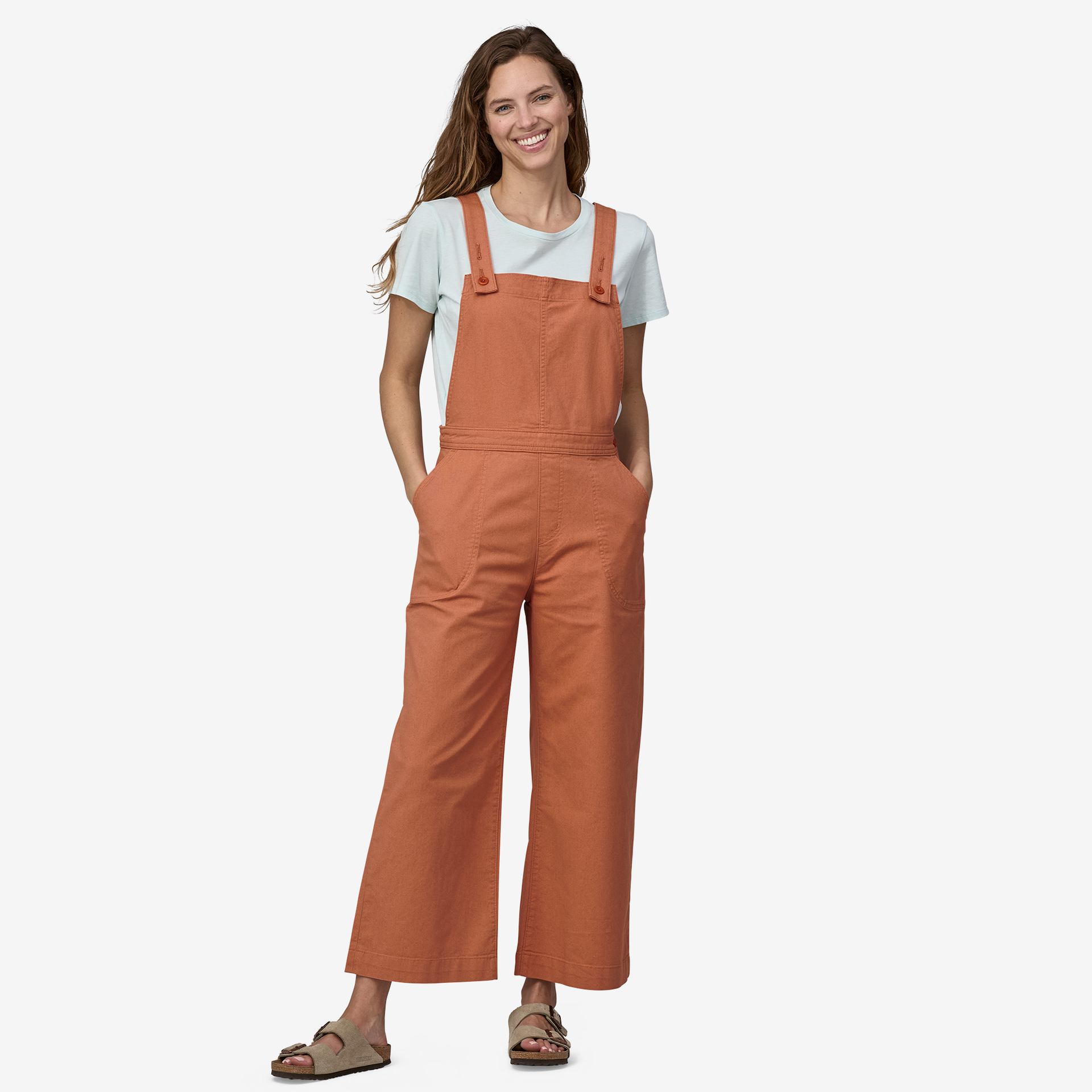 Women's Stand Up® Cropped Overalls - Denim Jumpsuit with Adjustable Straps for Casual Outings, Street Style & Summer Fashion