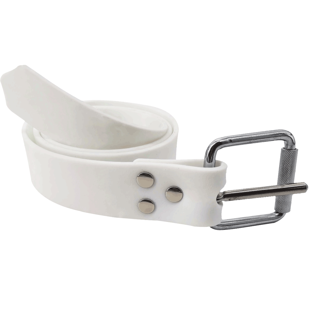 Leaderfins White Silicone Swim Belt - Adjustable Waist Strap for Swimming, Snorkeling & Water Aerobics