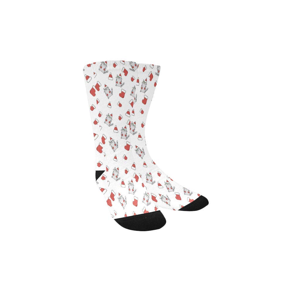Funny Animal Christmas Kids Crew Socks - Warm Athletic Casual Socks for Boys & Girls | Holiday Gifts, School Wear & Winter Comfort