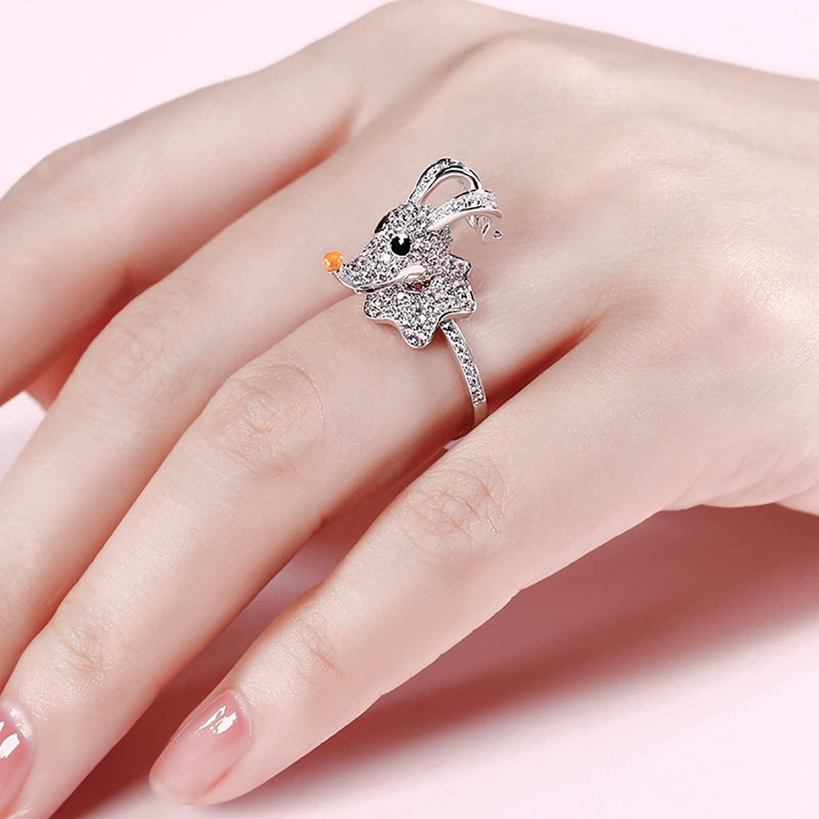 Jeulia Sterling Silver Round Cut Hug Me Ring for Women - Elegant Promise, Engagement & Wedding Band, Anniversary & Christmas Gift with Jewelry Box - Perfect for Proposals, Bridal Jewelry & Special Occasions