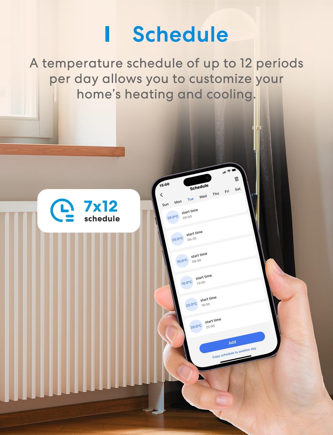 meross Smart Temperature Controller Thermostat - WiFi Enabled for Heating & Cooling (120V 15A 1800W) - Compatible with Apple HomeKit, Alexa & Google Assistant - Perfect for Home Brewing, Fermentation, Reptile Tanks & Greenhouse Climate Control
