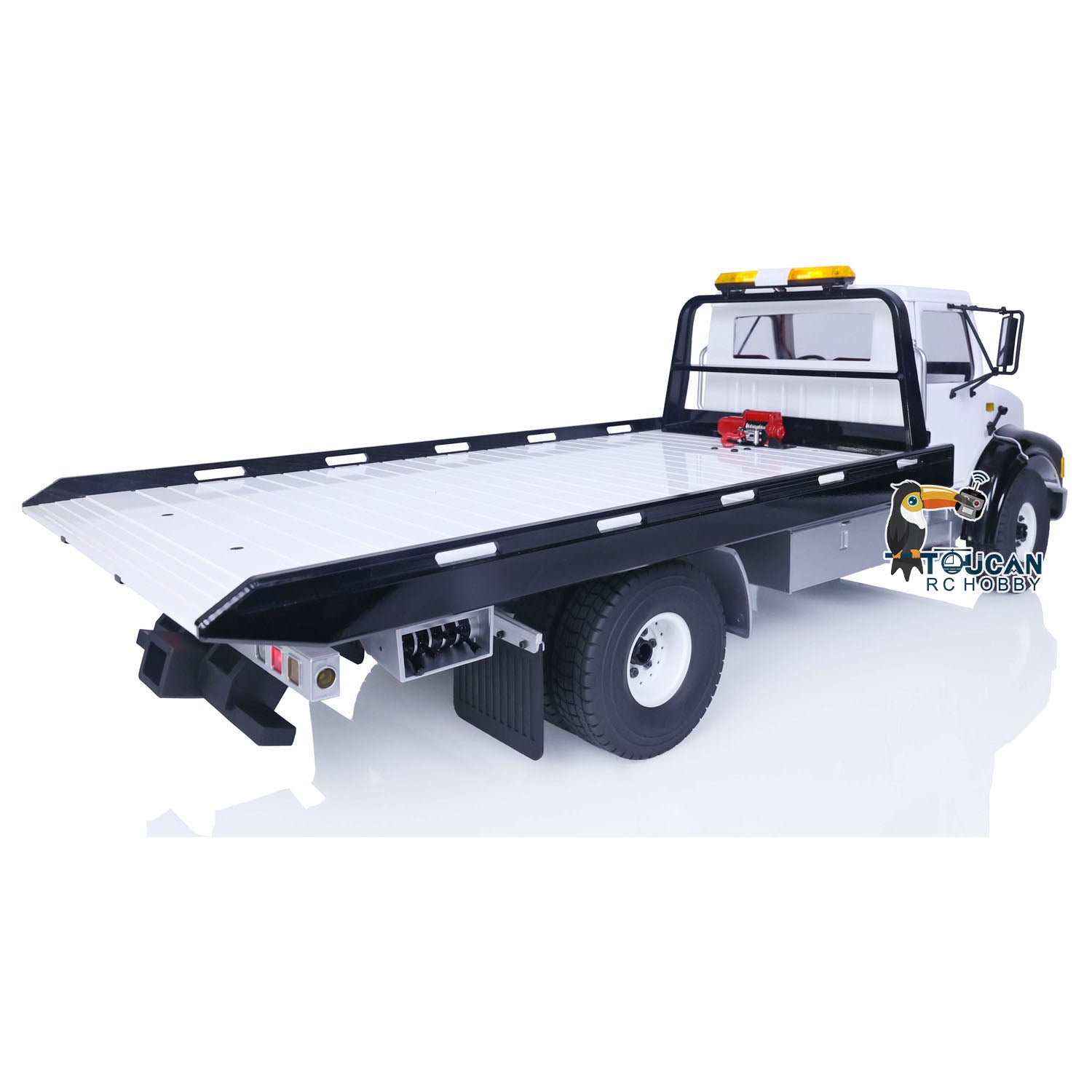 CrossRC WT4 1/10 Scale RC Wrecker Tow Truck - Painted & Assembled Remote Control Car with Servo Motor & ESC - Off-Road Rescue Vehicle for Hobbyists & Collectors (Ideal for RC Car Racing, Off-Road Adventures & Display)