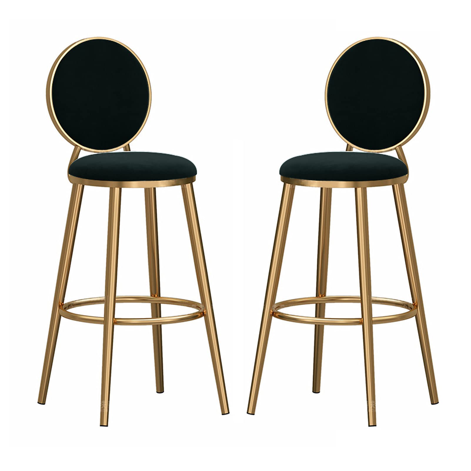 Velvet Bar Stools Set of 2 - 30
