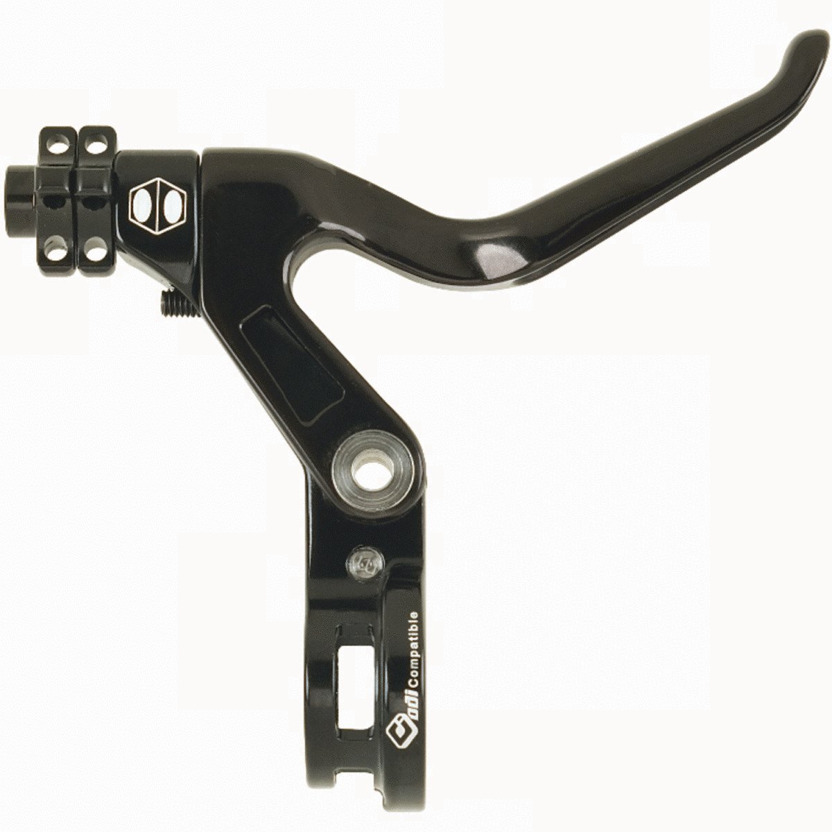 Box One Genius BMX Brake Lever - Cold Forged V-Point Reversible Flip Bicycle Brake Levers with Adjustable Reach for Precision Control, Anodized Laser-Etched Finish - Ideal for BMX Racing and Urban Cycling