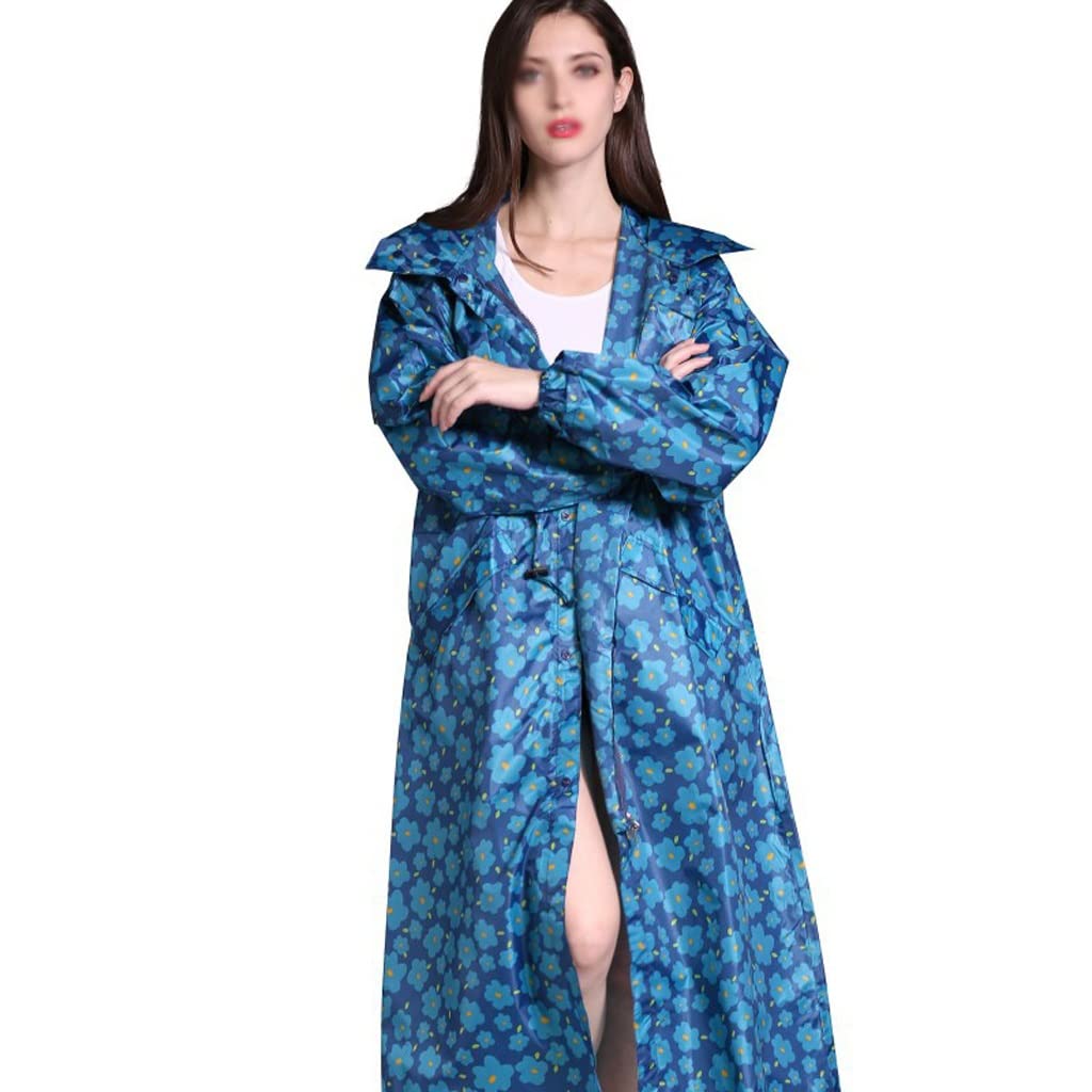 WDBBY Women's Long Corset Raincoat - Waterproof Hooded Poncho for Outdoor Activities, Hiking, Camping & Fishing (Color: A, Size: XL) - Perfect for Rainy Days & Adventure Travel