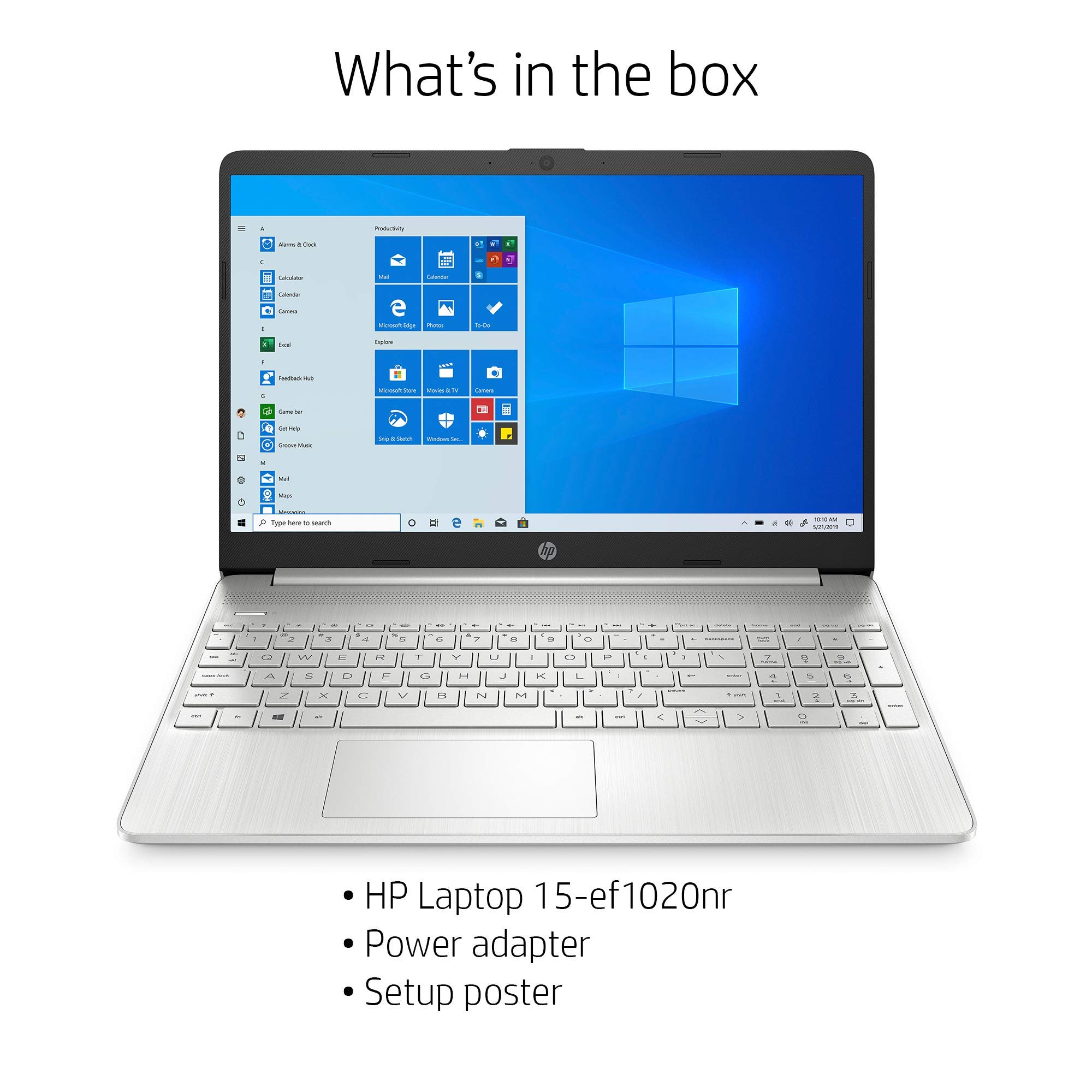 Renewed HP 15.6-inch HD Touchscreen Laptop - AMD Ryzen 3 3250U, 8GB RAM, 256GB SSD (Model 15-ef1020nr) | Perfect for Remote Work, Online Classes & Everyday Computing