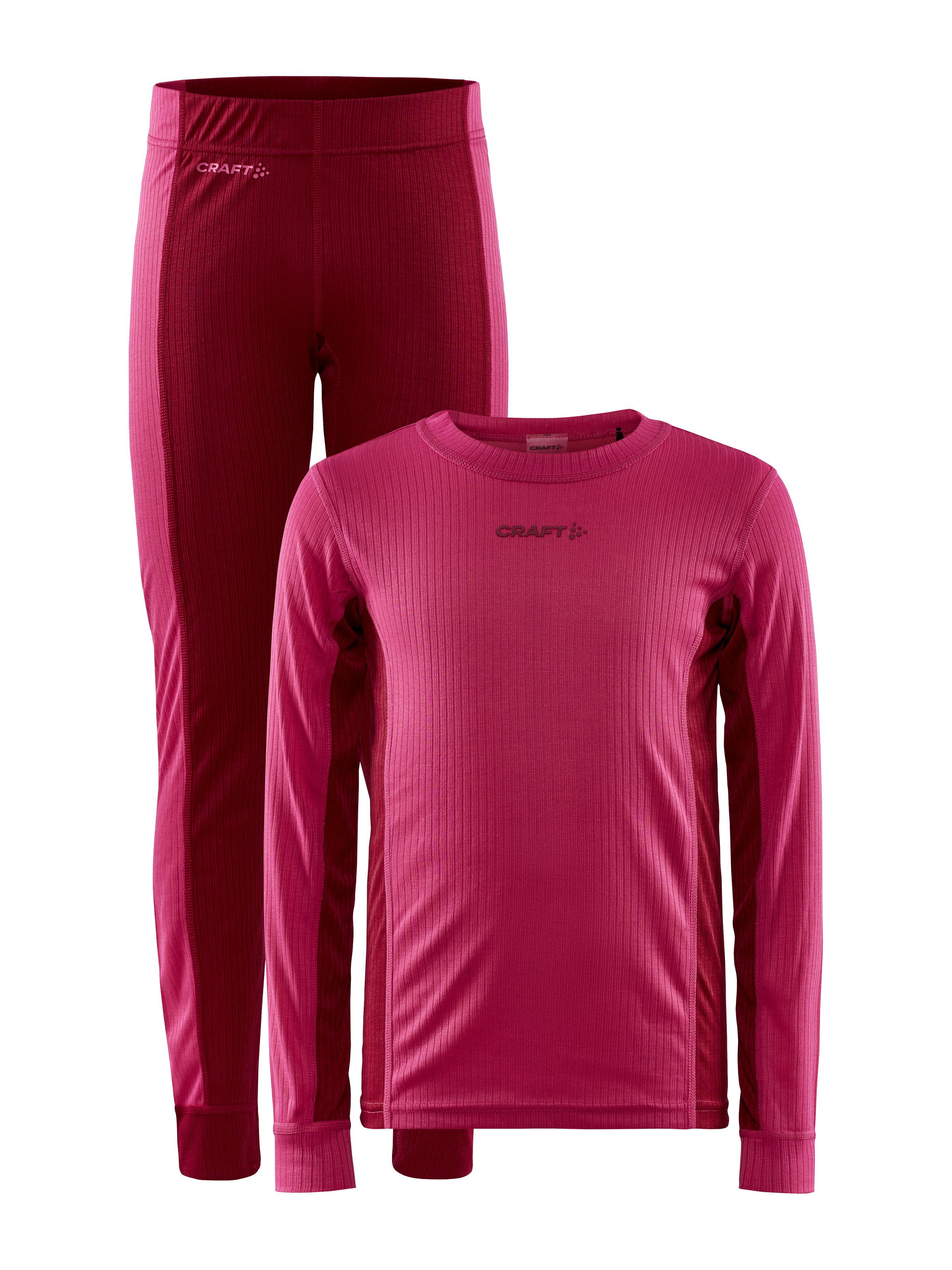 Kids' Core Dry Baselayer Set - Moisture Wicking Thermal Underwear for Boys & Girls - Perfect for Winter Sports, Hiking & Outdoor Activities