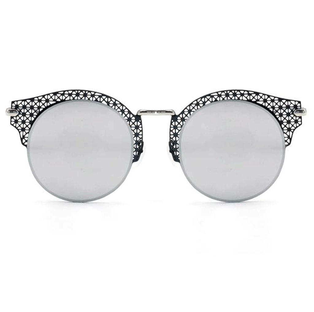 Angel Sunnies Silver Mirror Sunglasses - UV Protection Polarized Aviator Shades for Women & Men | Perfect for Driving, Beach, and Outdoor Activities