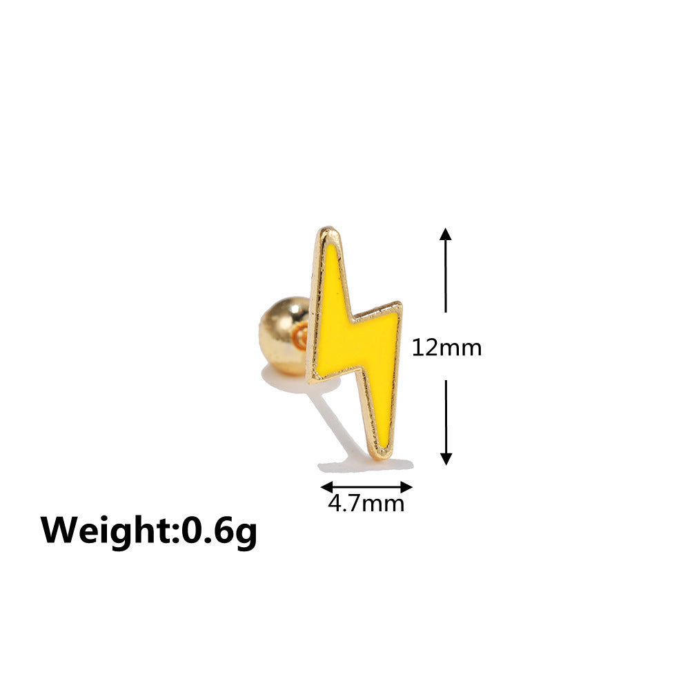 20G Multi Color Tiny Studs, Butterfly Studs, Tragus Studs - Hypoallergenic Earrings for Cartilage, Helix, and Lobe Piercings | Perfect for Daily Wear, Parties, and Gifts | EGD0228
