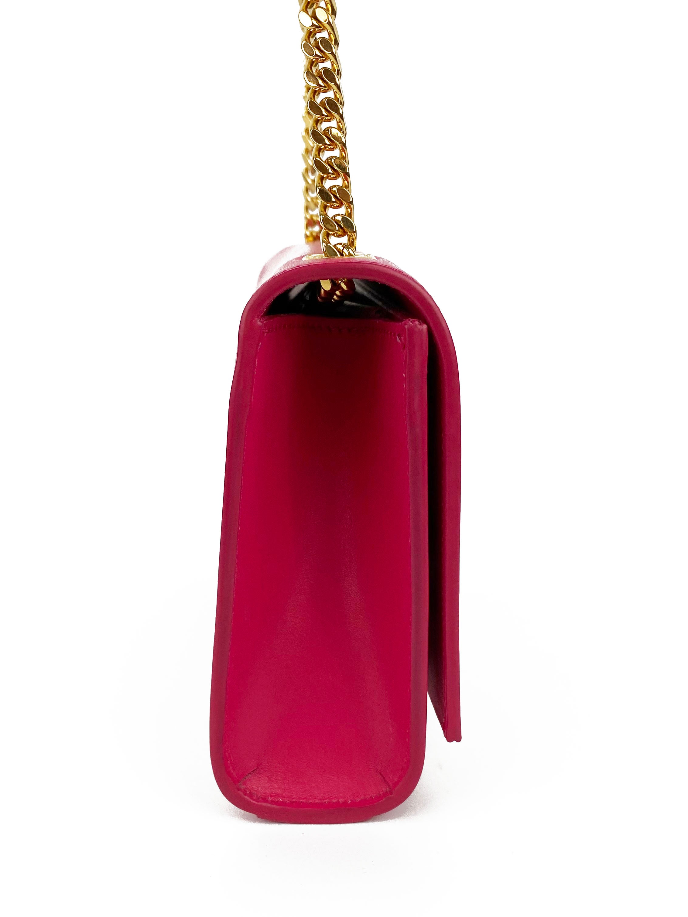 Saint Laurent Small Hot Pink Kate Bag - Luxury Crossbody Purse for Women | Perfect for Evening Parties, Date Nights & Special Occasions