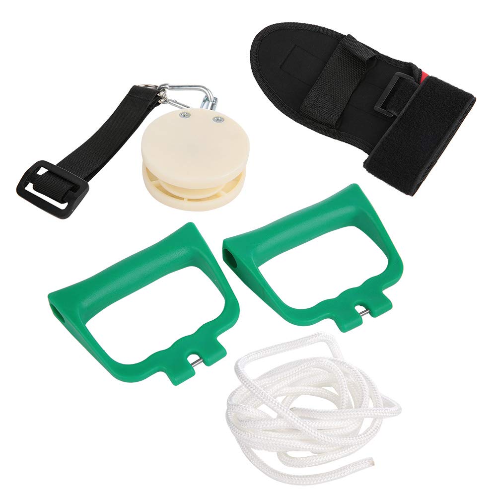 FOFY Nylon Exercise Pulley Trainer - Durable Anti-Slip Handle Rehabilitation Kit for Shoulder, Arm & Back Workouts | Home Gym Equipment for Physical Therapy & Strength Training