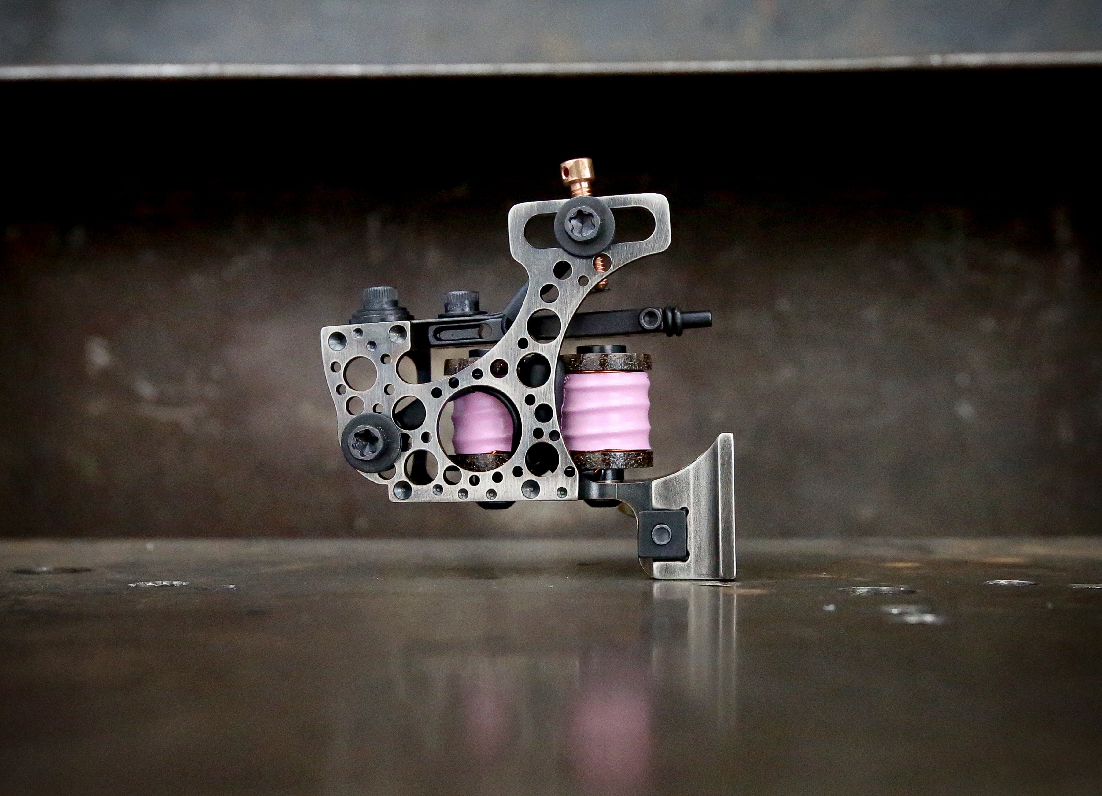 Limited Edition Destroy Troy Franklin Liner - Nickel x Pink Colorway - Perfect for Skateboarding, Streetwear Fashion & Collector's Display