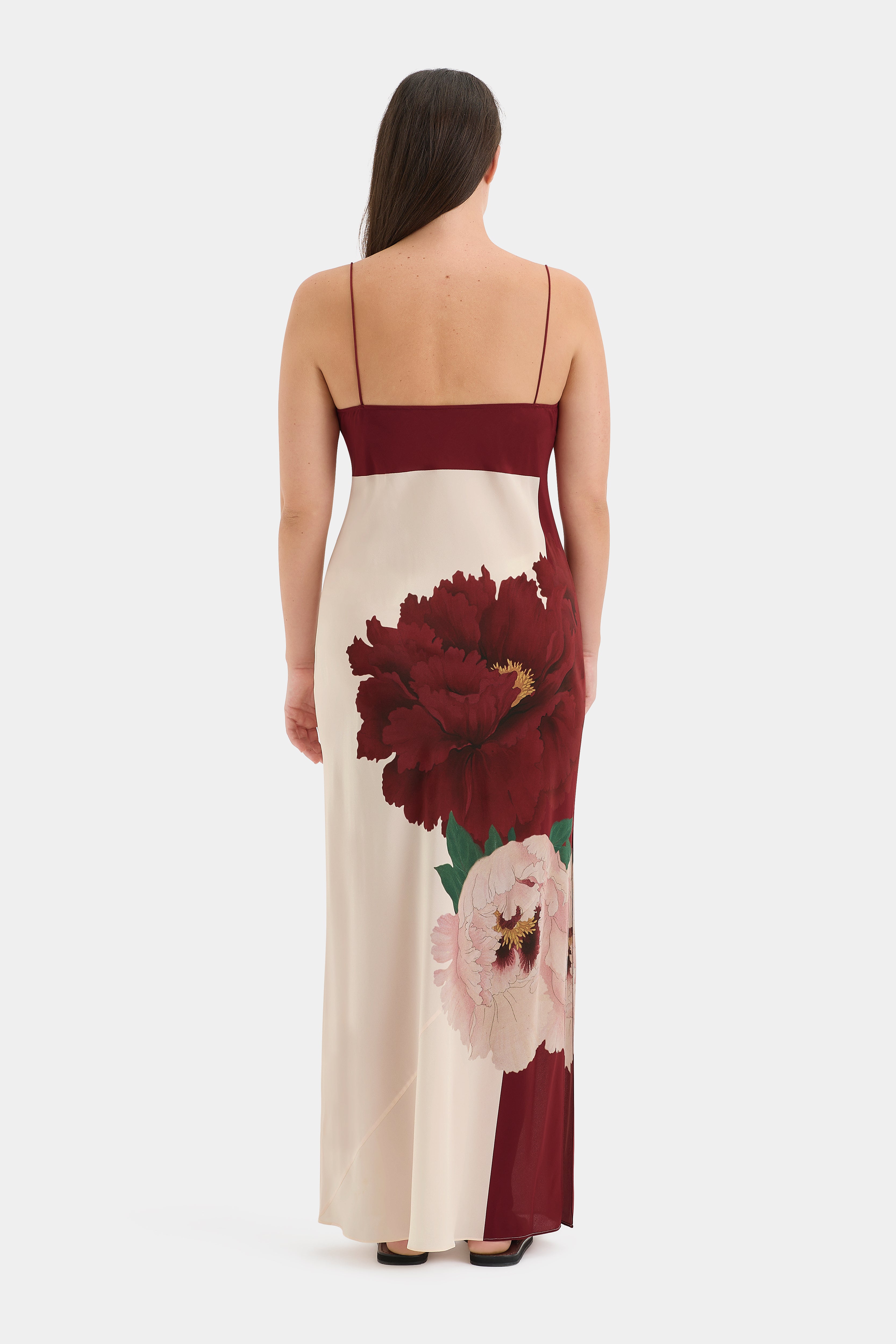 Florian Slip Dress - Elegant Satin Nightgown for Women, Comfortable Sleepwear & Loungewear - Perfect for Bedtime, Relaxing at Home, and Special Occasions