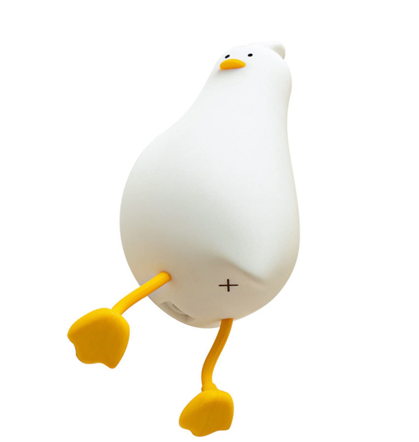 Rechargeable Silicone Duck Night Light - Dimmable Touch Control LED Nursery Lamp for Breastfeeding, Baby Room, Kids Bedside & Relaxation - Cute Squishy Duck Lamp for Soothing Nighttime Ambiance
