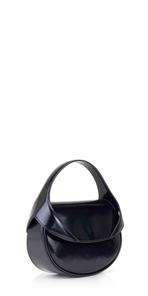 Stylish Hari Bag in Black Patent Leather - Perfect for Work, Travel & Evening Events | Durable & Fashionable Women's Handbag