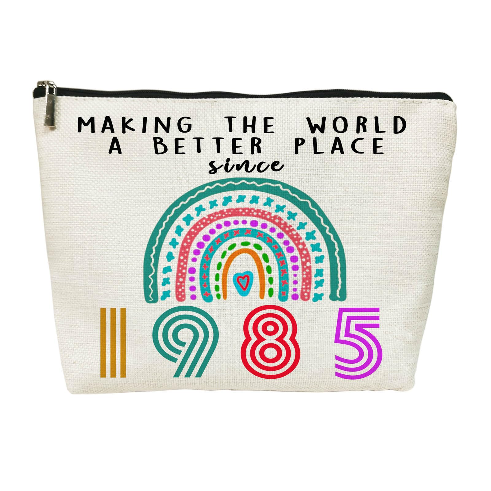 40th Birthday Gifts for Women - Elegant Cosmetic Makeup Bag for 40 Year Old Women | Funny & Unique 40th Birthday Party Gift Idea | Perfect for Travel, Spa Days & Everyday Use