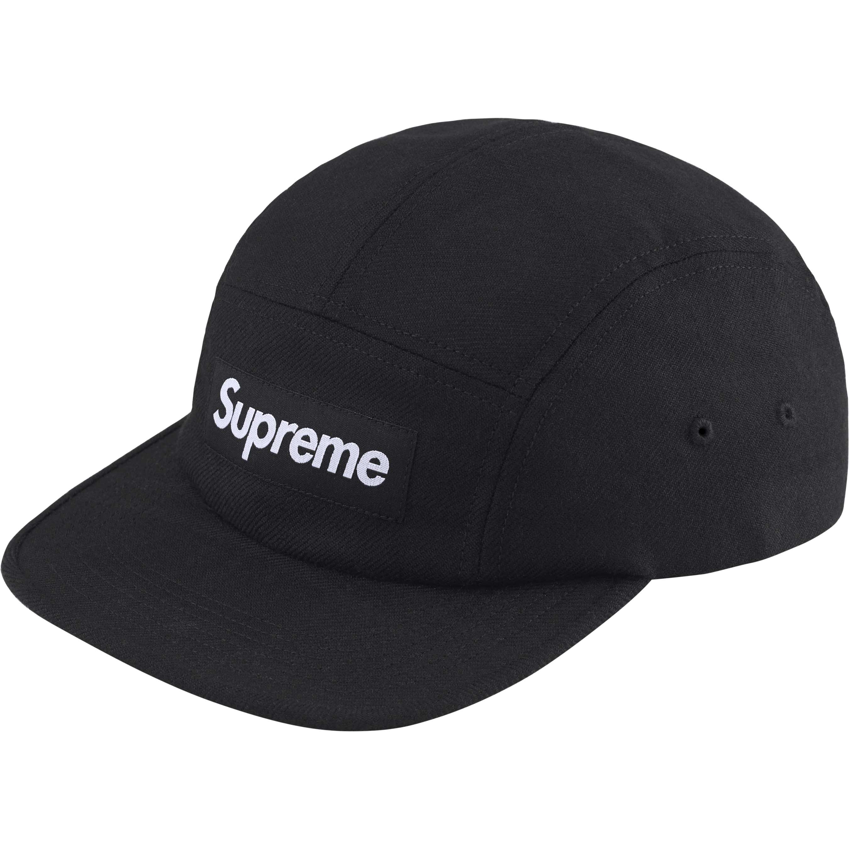 Supreme Lochcarron Camp Cap - Black Adjustable Snapback Hat for Men & Women | Streetwear Fashion, Urban Style, Casual Wear