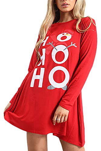 Ho Ho Ho Snowman Red