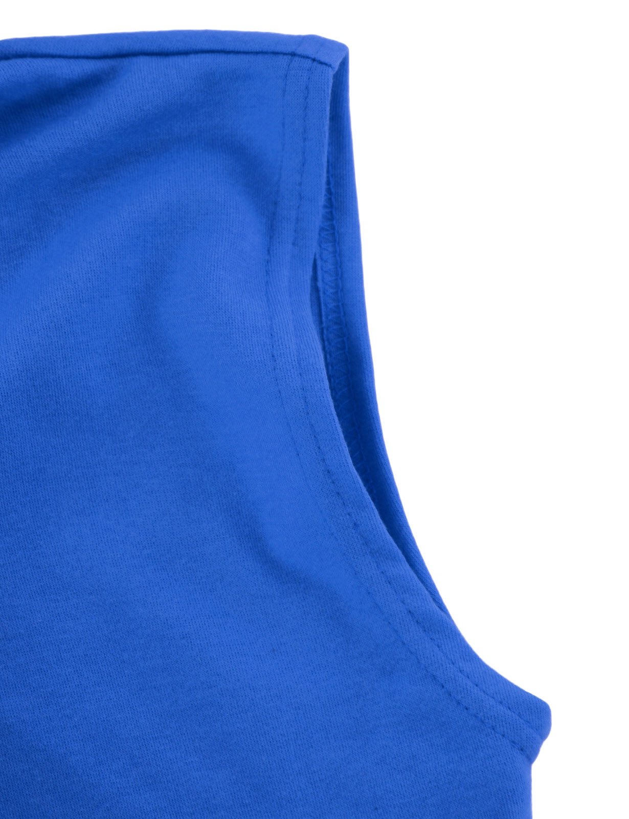 Ohoo Men's Workout Hooded Tank Top - Muscle Cut Off Sleeveless Gym Hoodie for Running & Training | Breathable Athletic Shirt for Fitness & Bodybuilding