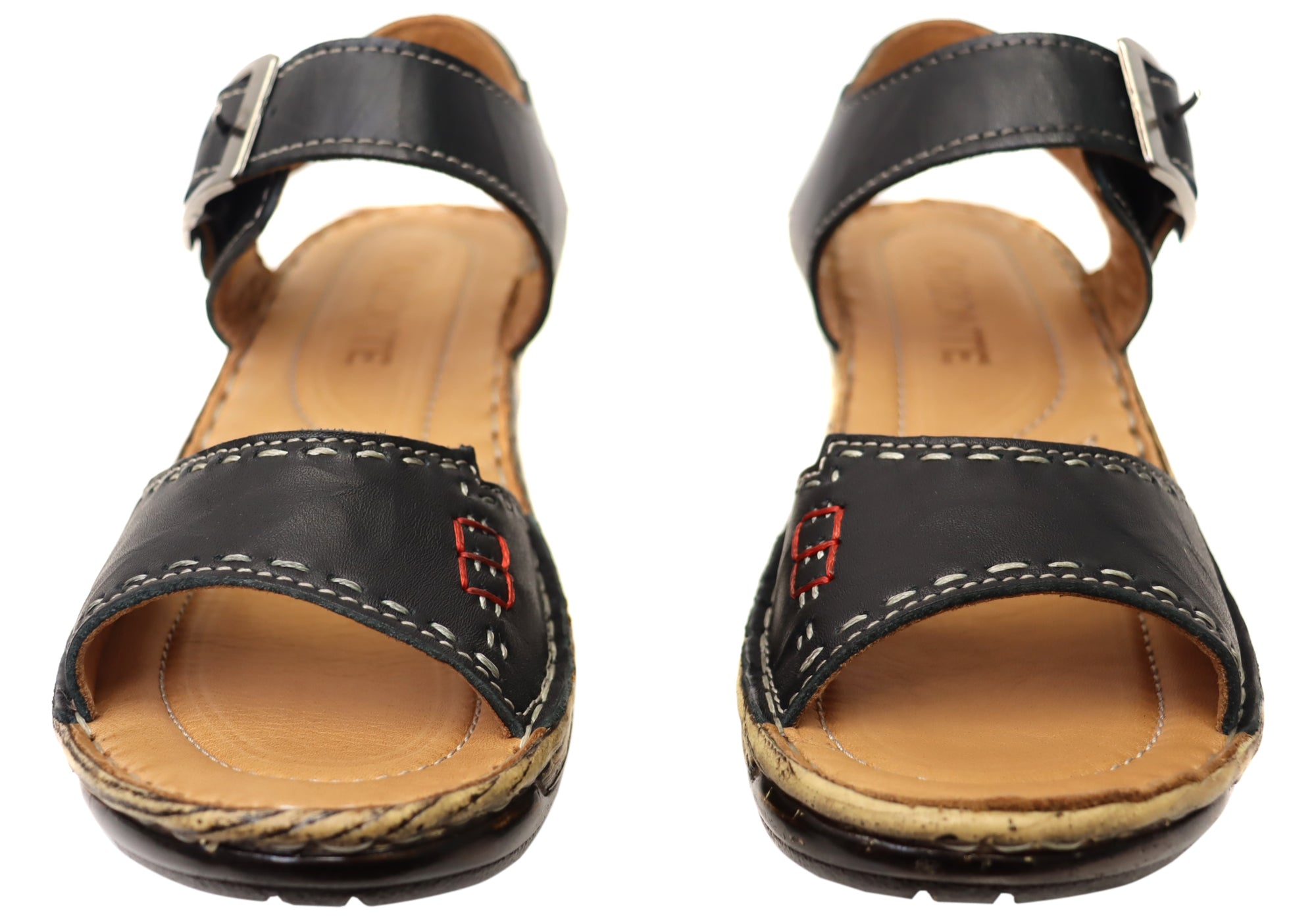 Orizonte Women's Comfortable European Leather Sandals - Stylish & Breathable for Summer, Travel & Casual Outings