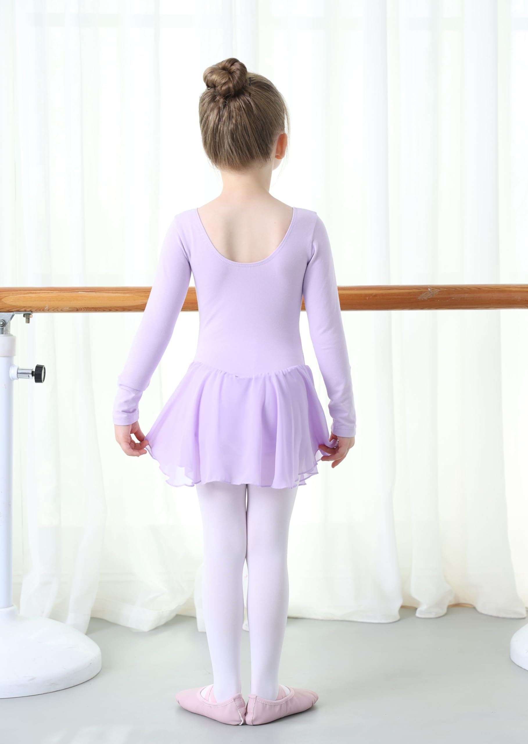 Toddler Ballet Leotard with Skirt for Girls - Classic Short Sleeve Dance Outfit for Ballet, Gymnastics & Recitals | Perfect for Dance Class, Performances & Playtime