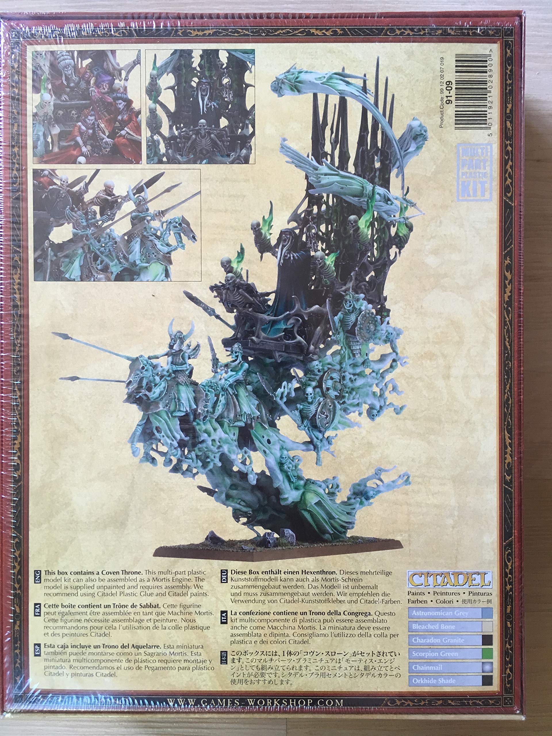 Games Workshop Vampire Counts: Coven Throne / Mortis Engine - Fantasy Warhammer Miniature Set for Tabletop Gaming & Painting Collectors - Perfect for Wargaming Battles and Display