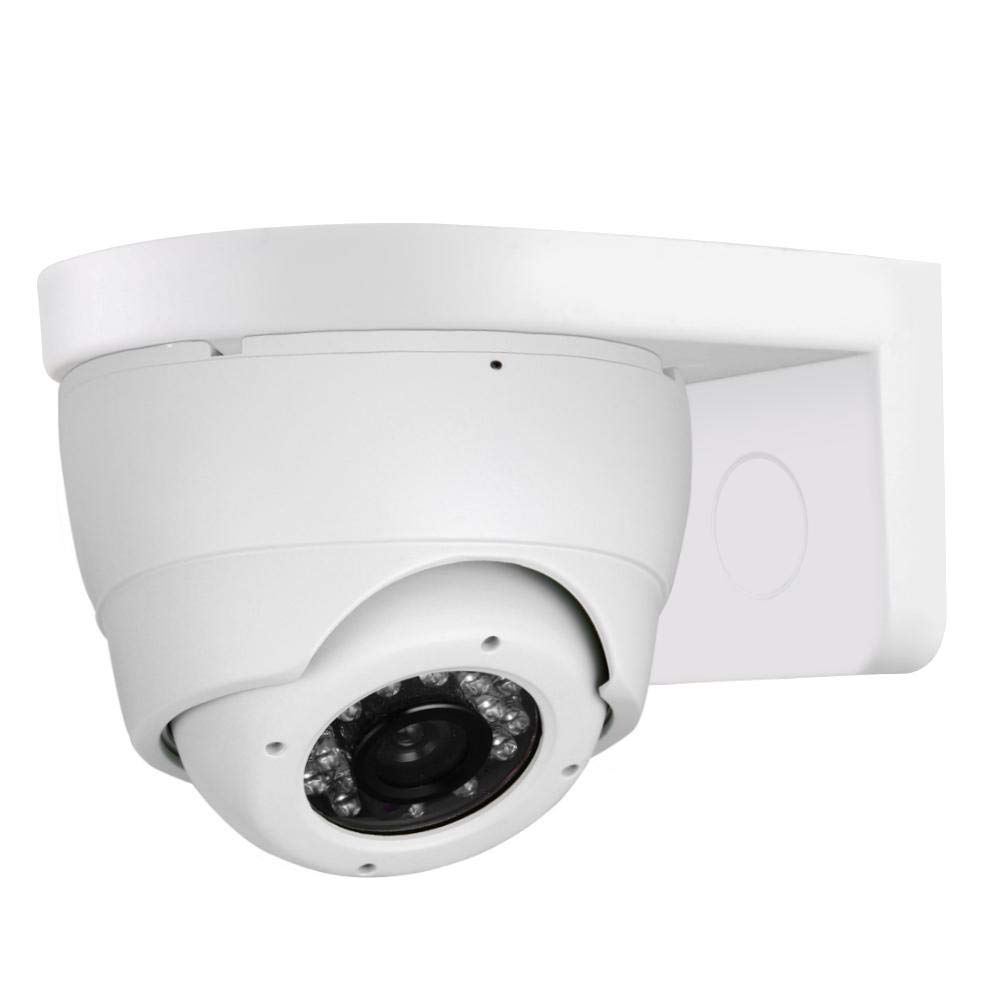 Universal ABS Plastic Dome Camera Mount - Adjustable Anti-Static Indoor/Outdoor Wall & Ceiling Bracket for CCTV/DVR/IP Security Cameras | White | Ideal for Home, Office & Business Surveillance Systems