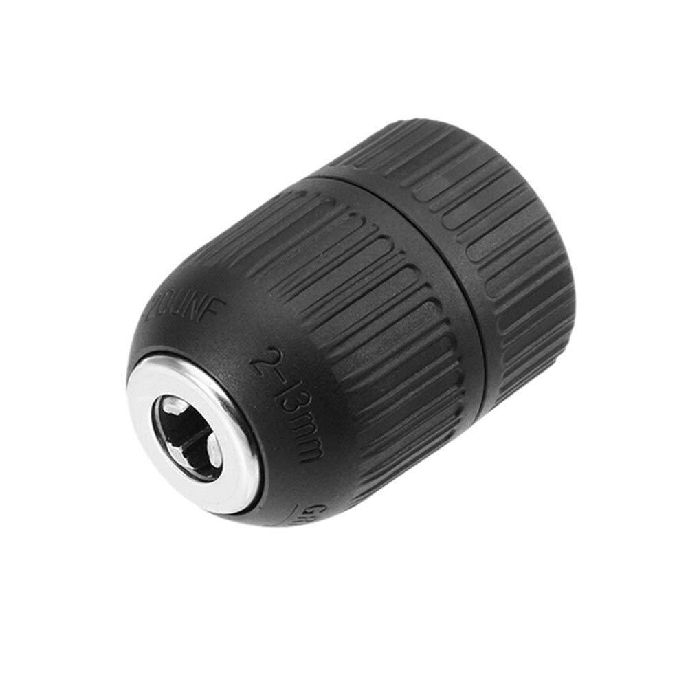 Keyless Drill Chuck Adapter 2-13mm, 1/2 Inch 20 Thread HSS Angle Grinder Conversion Chuck for Electric Drills – Perfect for DIY Projects, Metalworking & Woodworking