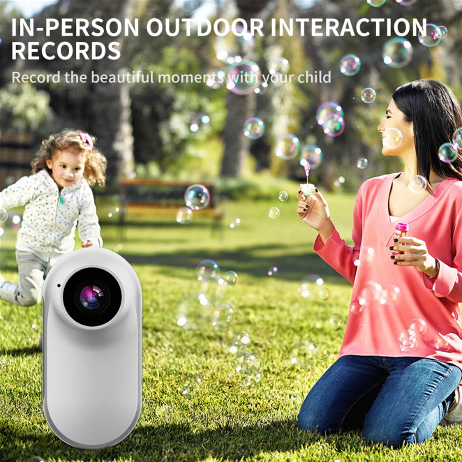 1080P Full HD Mini Action Camera - Waterproof Sports DV with LCD Screen for Cycling, Diving, Driving & Outdoor Adventures (Camera Only)