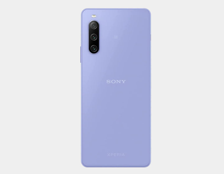 Sony Xperia 10 IV XQ-CC72 5G Smartphone - 128GB ROM 6GB RAM - GSM Unlocked Dual SIM - Lavender Purple - for Streaming, Gaming & Productivity