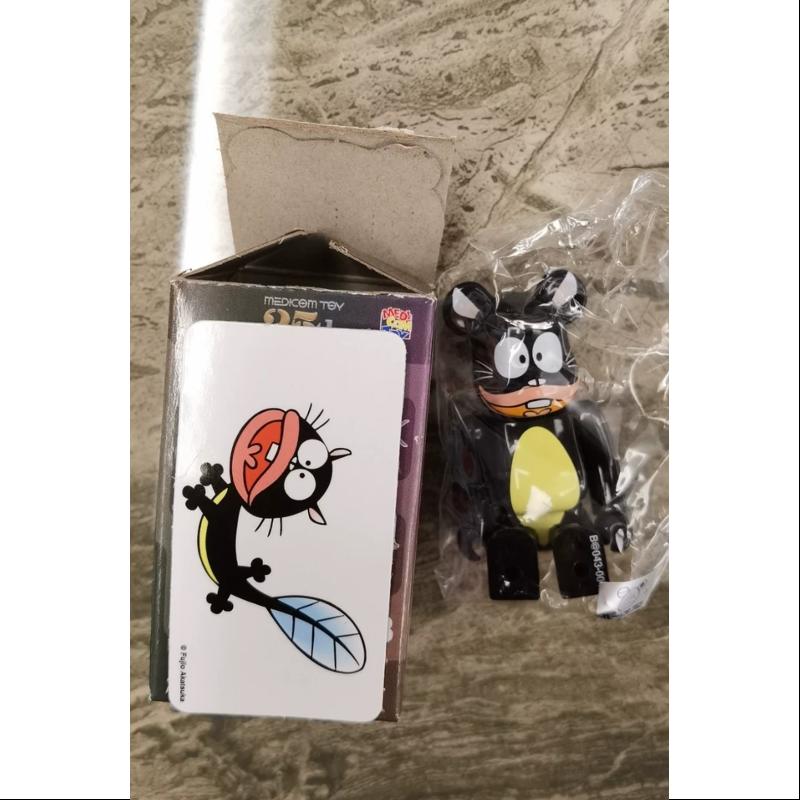 Bearbrick Series 43 SUPER Secret Fujio Akatsuka Unagi Inu 100% Collectible Figure - Limited Edition Japanese Designer Toy for Anime Fans & Art Collectors - Perfect for Display in Home, Office or Gaming Room Decor