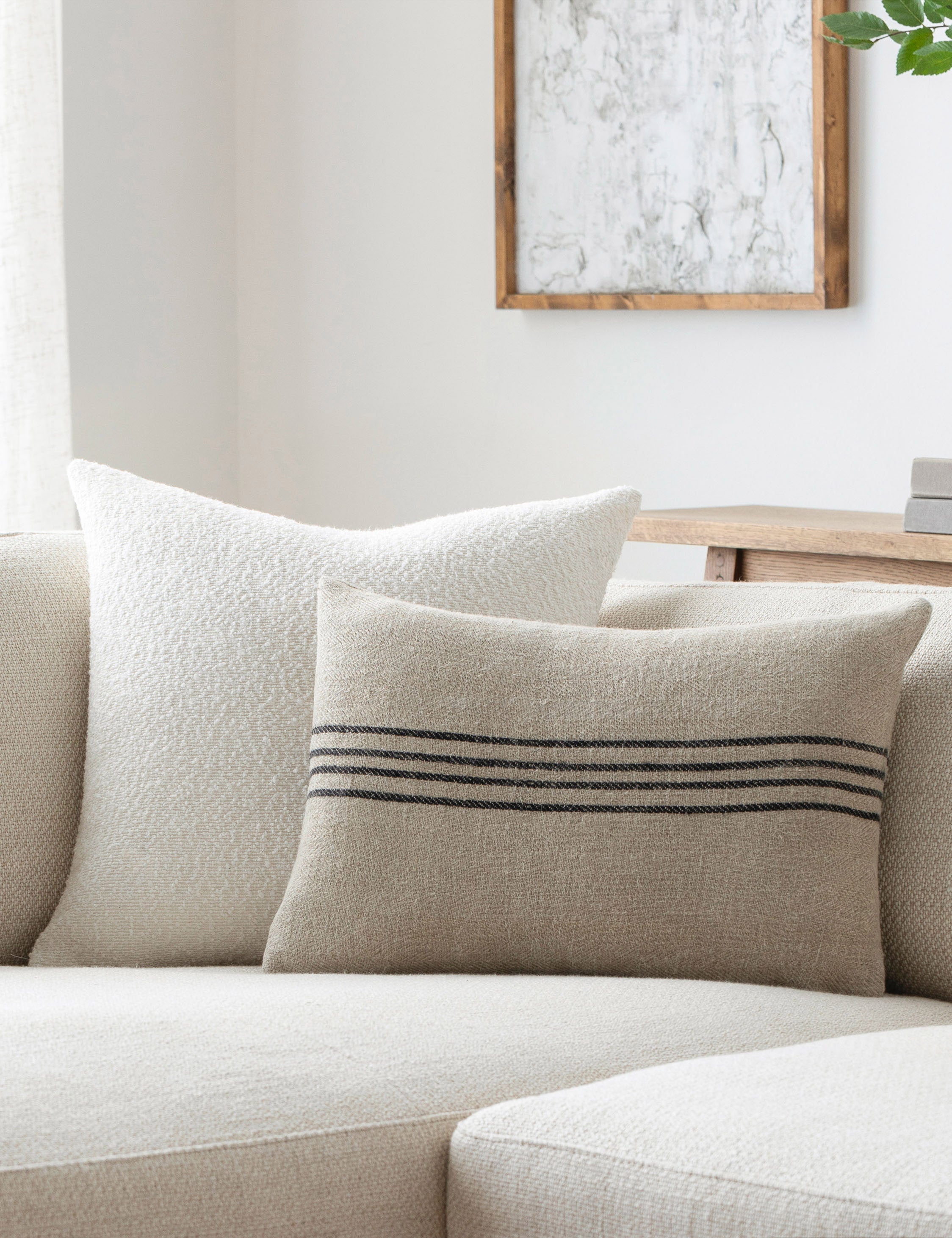 Brett I Pillow by Becki Owens x Surya - Luxury Decorative Throw Pillow for Sofa, Bed & Home Decor - Perfect for Living Room, Bedroom & Nursery Styling