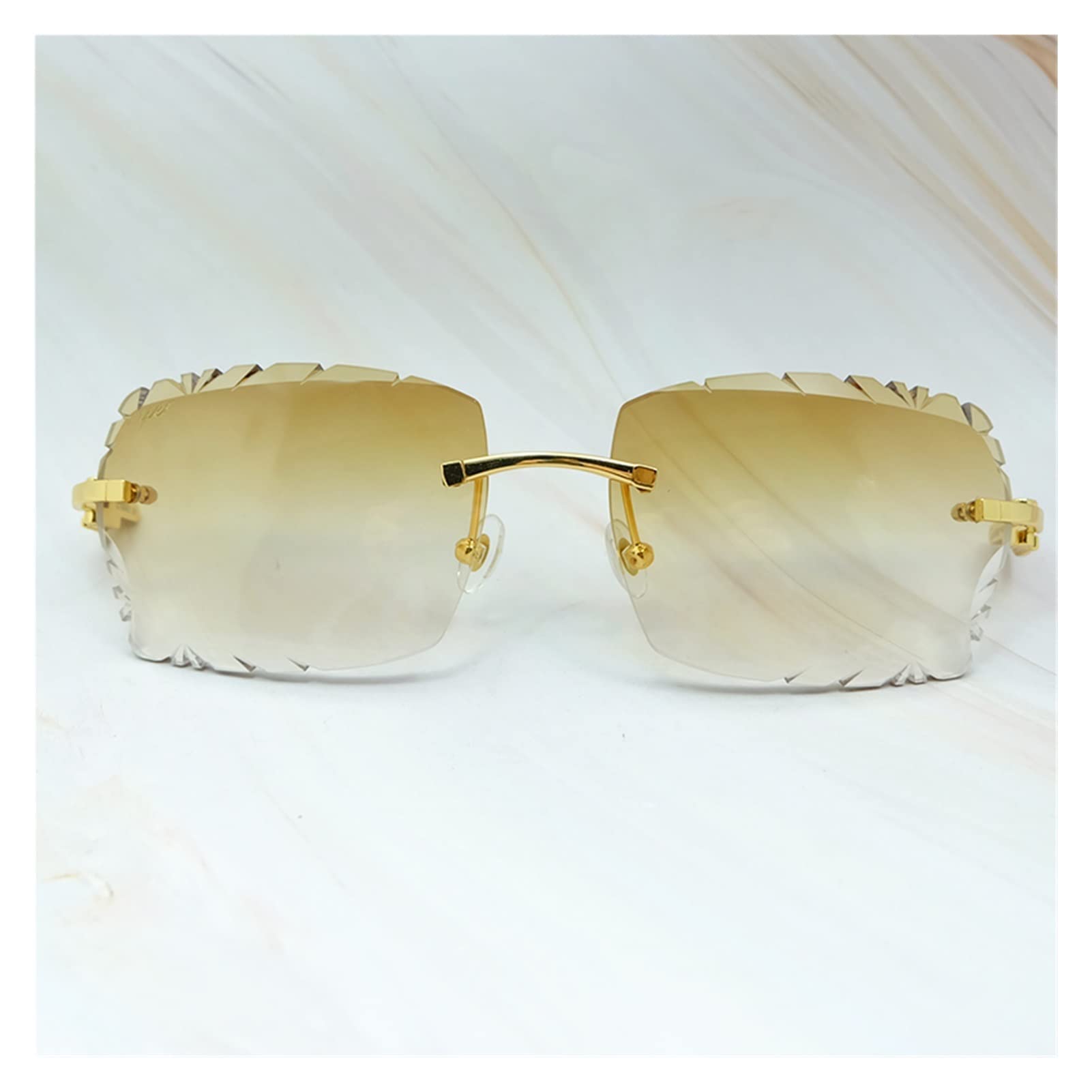 ANGELIA COMEAUX Luxury Buffalo Horn Sunglasses for Men - Diamond Cut Designer Wood Frame Carter Shades | Trendy Eyewear for Outdoor Activities, Driving & Fashion Accessories