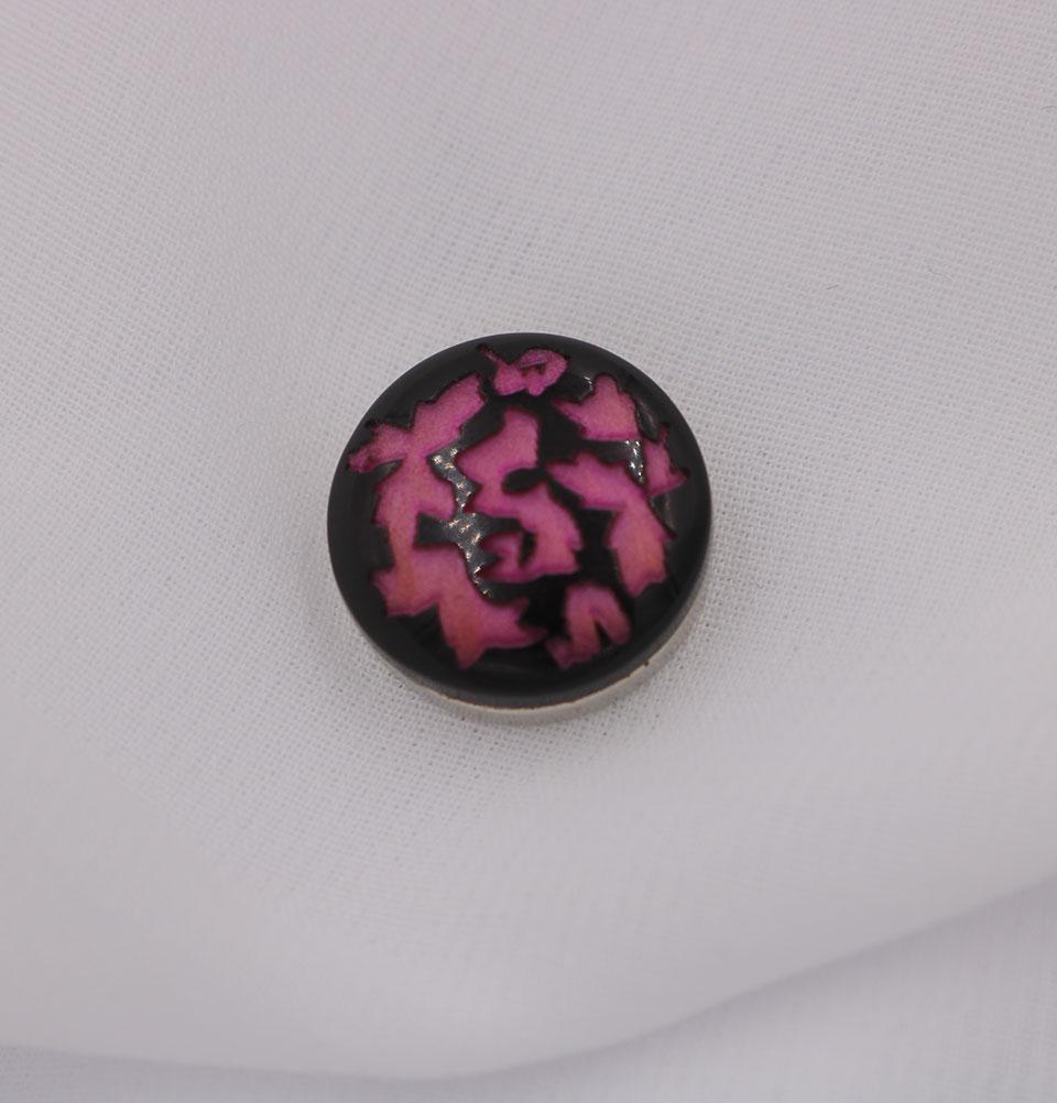 Elegant Pink Abstract Magnetic Hijab Pin - Secure & Stylish Headscarf Accessory for Women - Perfect for Daily Wear, Work, and Special Occasions