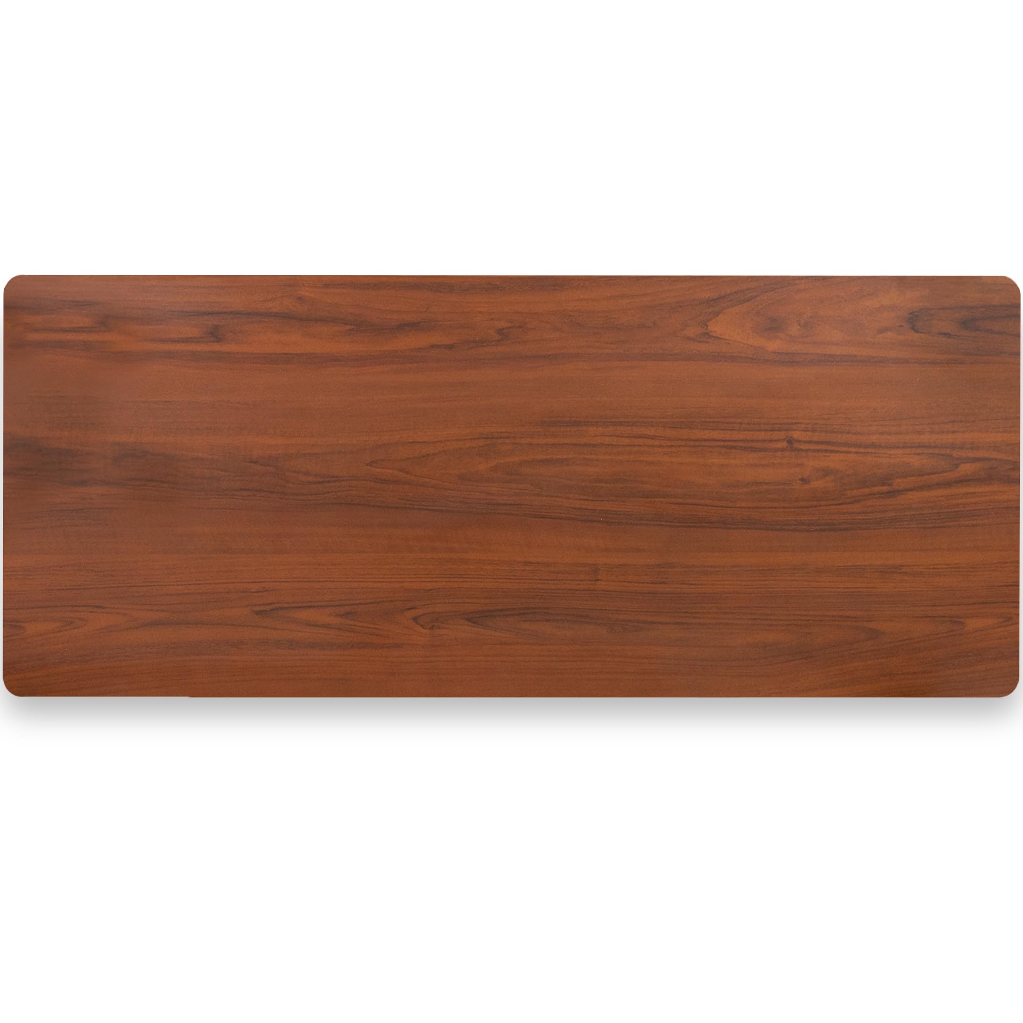 VIVO Dark Walnut 60 x 24 Inch Universal Solid Wood Table Top for Adjustable Height Desk Frames - Perfect for Home Office, Standing Desk & Workspace Setup