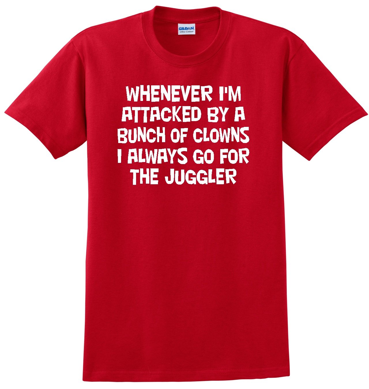 Premium Juggler Performance Red T-Shirt - Breathable Cotton Tee for Circus Artists & Street Performers - Perfect for Shows, Practice & Casual Wear