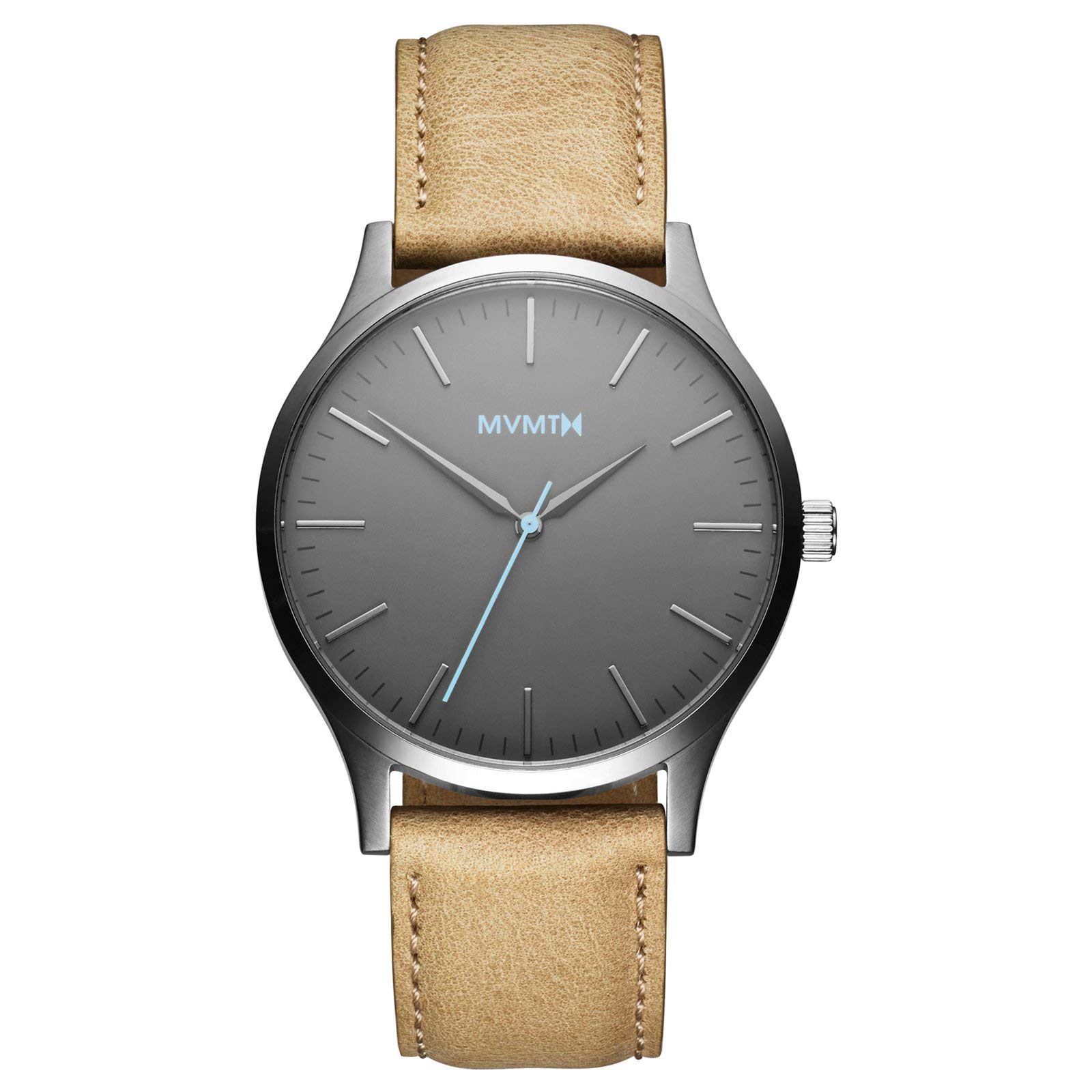 MVMT 40 Series Men's Analog Watch - 40mm Stainless Steel Case, Date Window, Water Resistant | Perfect for Business, Casual Wear & Gift Giving