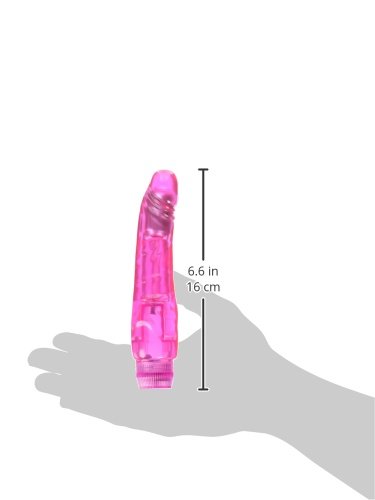 Pipedream Juicy Jewels Pink Sapphire Glass Dildo - 7 Inch Realistic G-Spot Vibrator for Women, Couples Play & Solo Pleasure - Perfect for Sensual Massage, Bedroom Fun & Adult Toy Collection