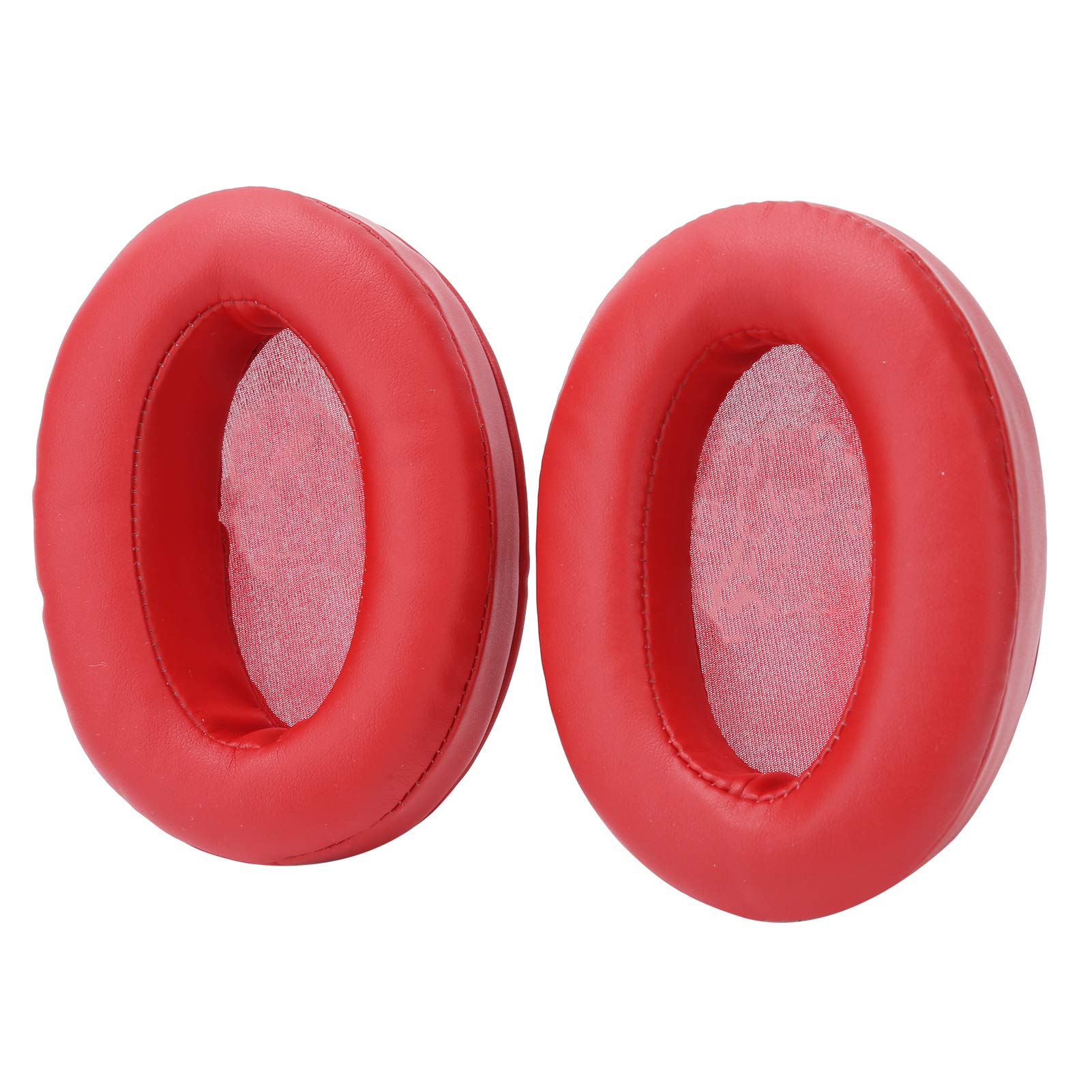 Shanrya Memory Foam Ear Pads Replacement for Brainwavz HM5 Headphones - Soft Comfortable Cushion Covers (Red) - Perfect for Gaming, Music & Long Wear Sessions